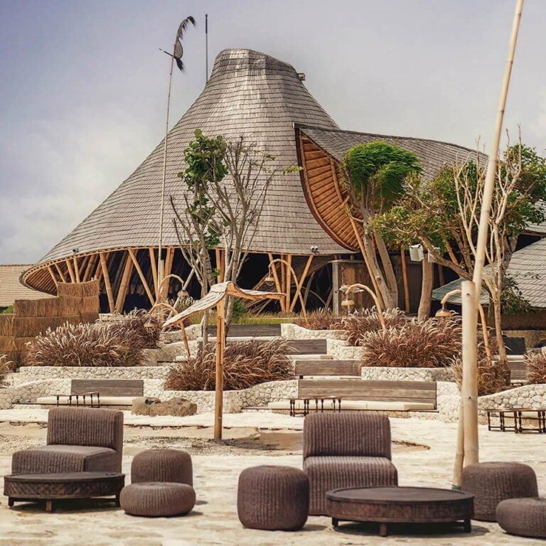 Balinese Bamboo House at Mari Beach Club Bali