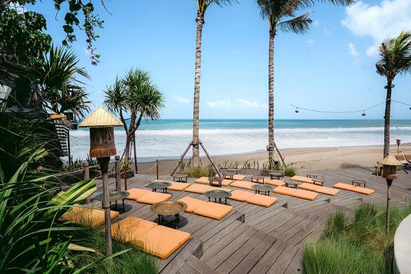 sunset stairs Mari beach Club Bali